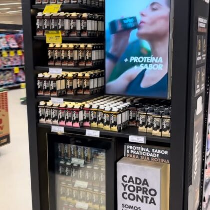 Mais uma entrega de sucesso! A Blueartes é responsável pela produção do PDV para a @yopro.br